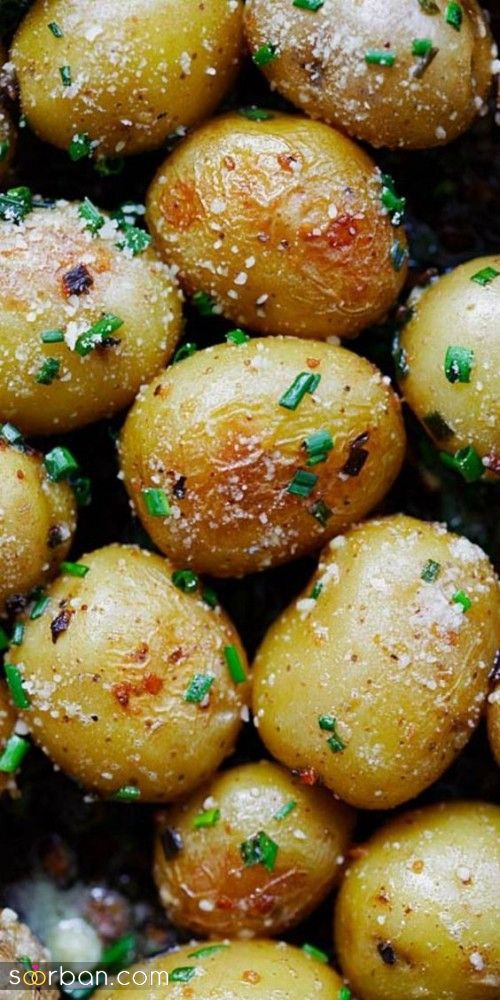 36 مدل تزیین سیب زمینی آب پز ساده و شیک با ایده های خلاقانه
