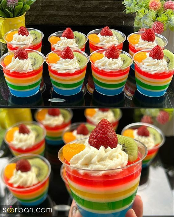 47 مدل تزیین ژله شیک و جذاب با ایده های خلاقانه ساده مجلسی