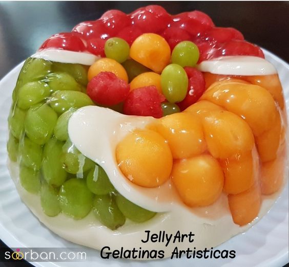 47 مدل تزیین ژله شیک و جذاب با ایده های خلاقانه ساده مجلسی
