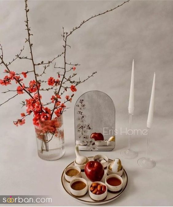 تزیین سفره هفت سین با 38 ایده جدید شیک و خلاقانه