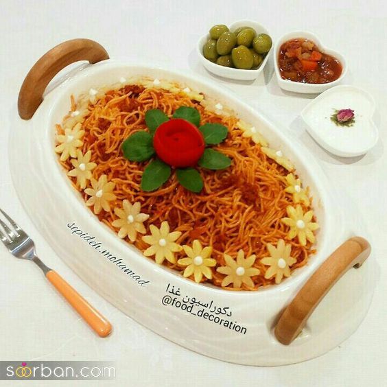 تزیین ماکارونی با 40 ایده جذاب و ساده برای کودکان و مهمانی های خاص شما!
