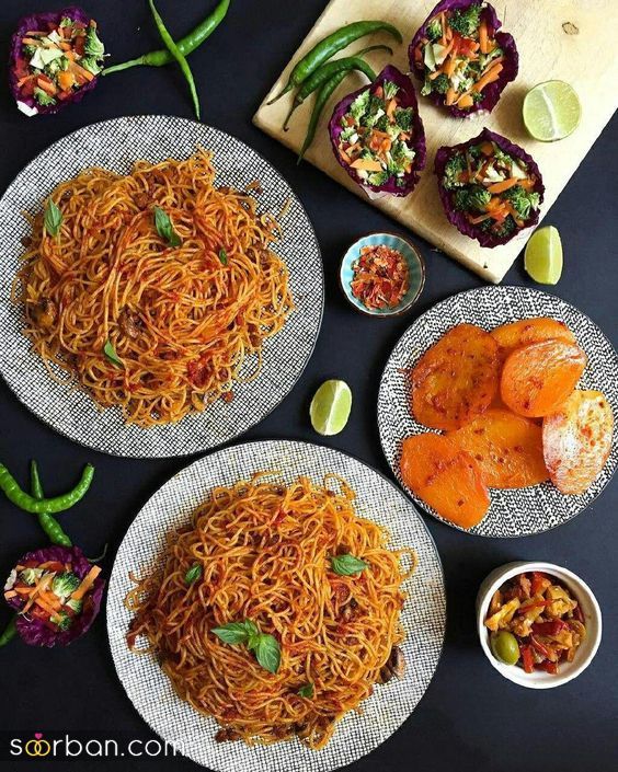 تزیین ماکارونی با 40 ایده جذاب و ساده برای کودکان و مهمانی های خاص شما!