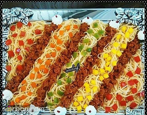 تزیین ماکارونی با 40 ایده جذاب و ساده برای کودکان و مهمانی های خاص شما!