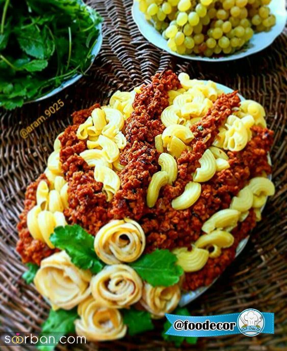 تزیین ماکارونی با 40 ایده جذاب و ساده برای کودکان و مهمانی های خاص شما!