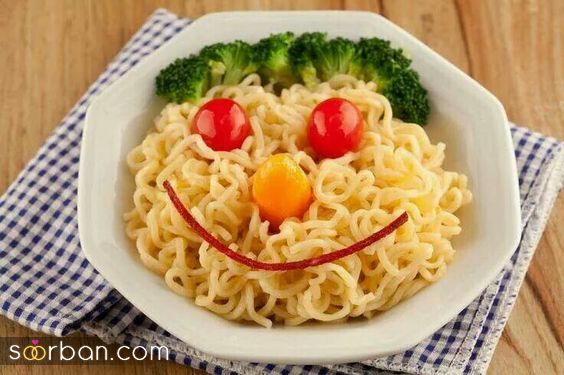 تزیین ماکارونی با 40 ایده جذاب و ساده برای کودکان و مهمانی های خاص شما!