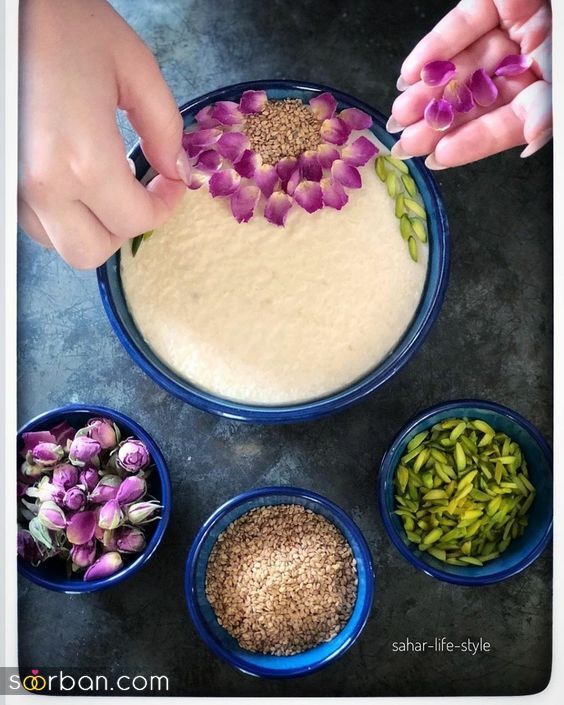 تزیین فرنی با 30 ایده ساده مجلسی و جذاب