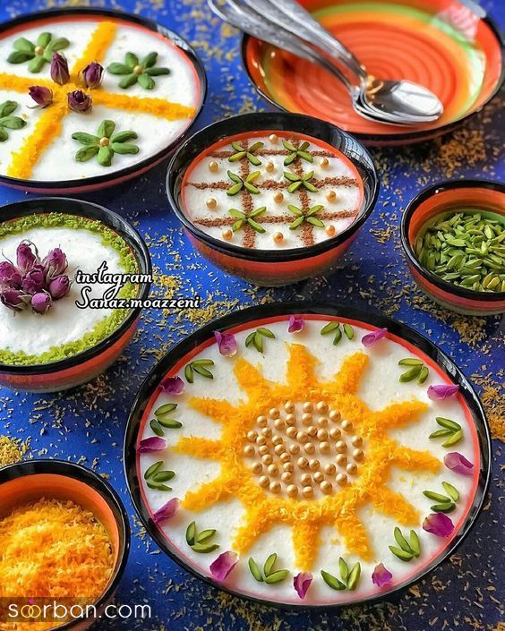 تزیین فرنی با 30 ایده ساده مجلسی و جذاب
