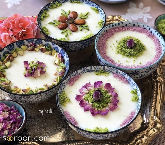 تزیین فرنی با 30 ایده ساده مجلسی و جذاب
