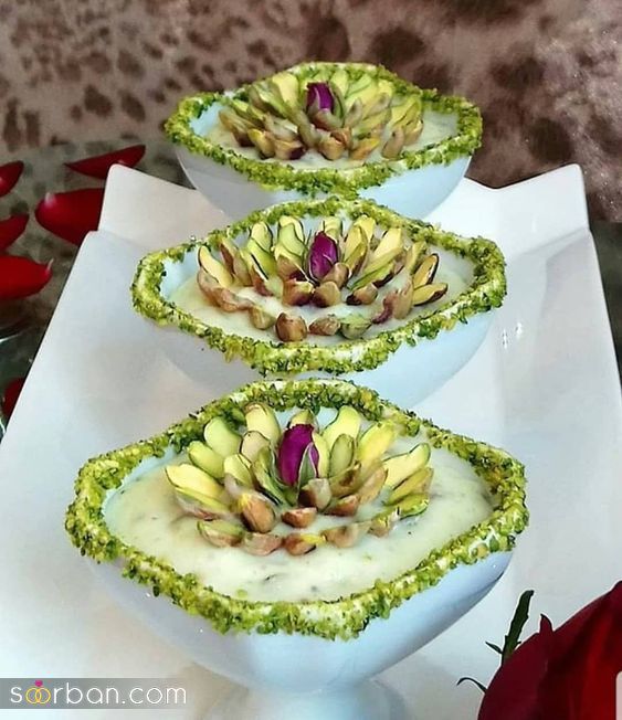 تزیین فرنی با 30 ایده ساده مجلسی و جذاب