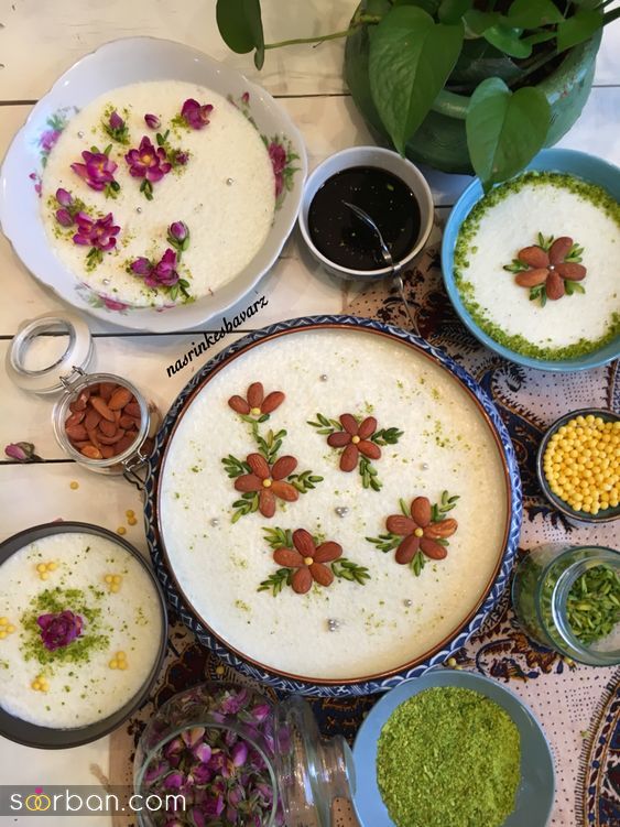 تزیین فرنی با 30 ایده ساده مجلسی و جذاب