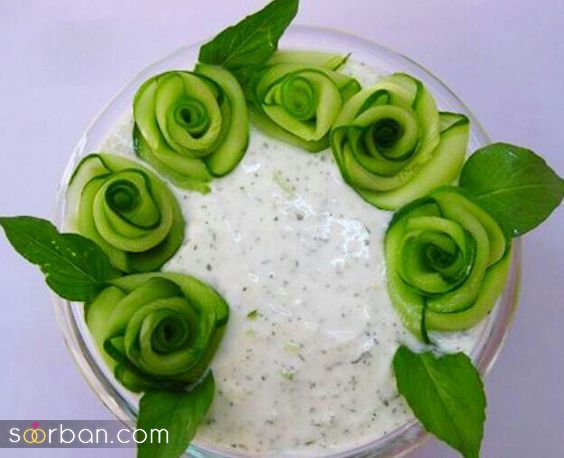 35 ایده تزیین ماست و خیار ساده و مجلسی با دیزاین فوق العاده چشم گیر