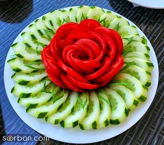 33 مدل تزیین خیار با ایده های جذاب خاص و لاکچری برای با سلیقه ها