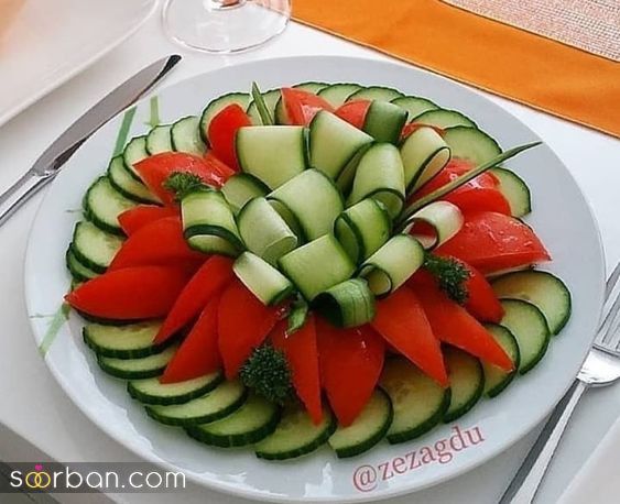 33 مدل تزیین خیار با ایده های جذاب خاص و لاکچری برای با سلیقه ها