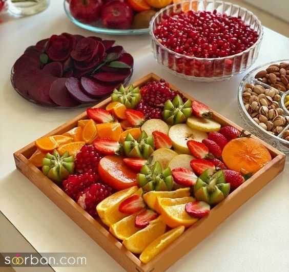 تزیین ظرف میوه خواستگاری با 36 ایده جدید جذاب فوق العاده لاکچری