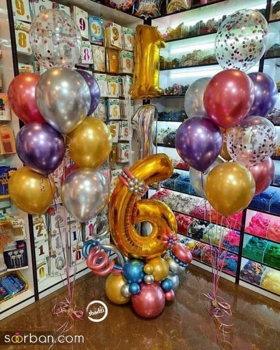 32 ایده تزیین بادکنک هلیومی با طرح هایی جذاب برای تولد های لاکچری شما