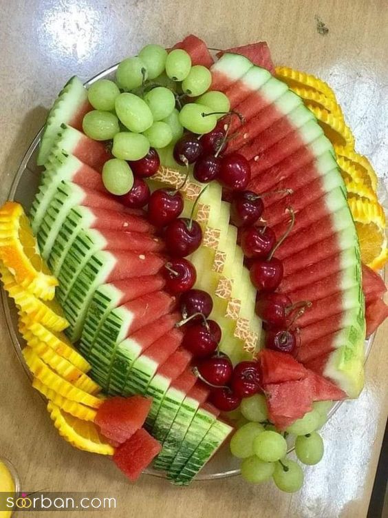 تزئین میوه های تابستانی | تزیین میوه های تابستانی برای مهمانی و تولد میخوای پذیرایی خاص و باکلاس داشته باشی؟