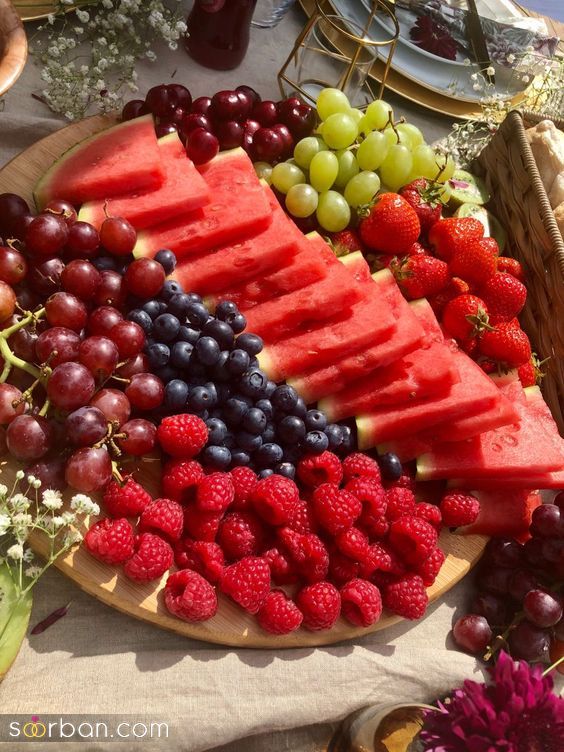 تزئین میوه های تابستانی | تزیین میوه های تابستانی برای مهمانی و تولد میخوای پذیرایی خاص و باکلاس داشته باشی؟