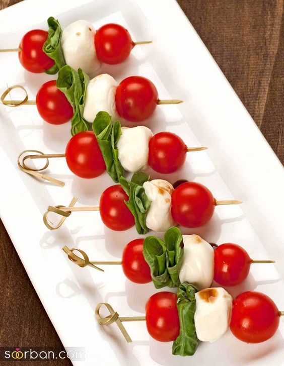 تزیین گوجه با 46 ایده جدید جذاب و ساده برای یک سفره آرایی لاکچری