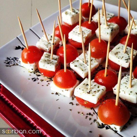 تزیین گوجه با 46 ایده جدید جذاب و ساده برای یک سفره آرایی لاکچری