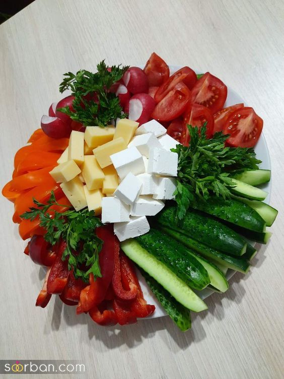 تزیین گوجه با 46 ایده جدید جذاب و ساده برای یک سفره آرایی لاکچری