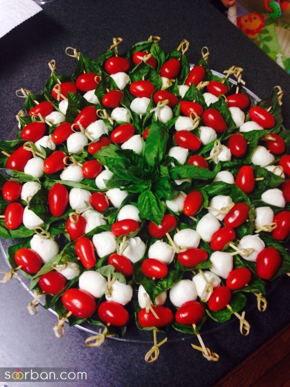 تزیین گوجه با 46 ایده جدید جذاب و ساده برای یک سفره آرایی لاکچری