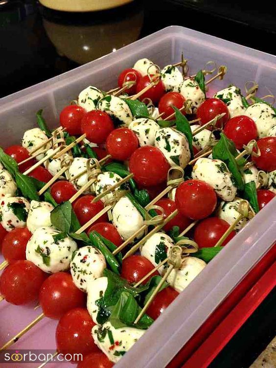 تزیین گوجه با 46 ایده جدید جذاب و ساده برای یک سفره آرایی لاکچری