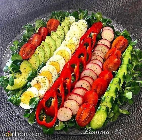 تزیین گوجه با 46 ایده جدید جذاب و ساده برای یک سفره آرایی لاکچری