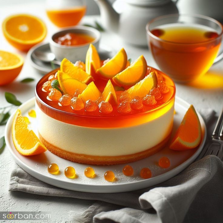 35 ایده تزیین کیک پرتقالی جدید فوق العاده شیک و جذاب برای یک عصرانه لاکچری