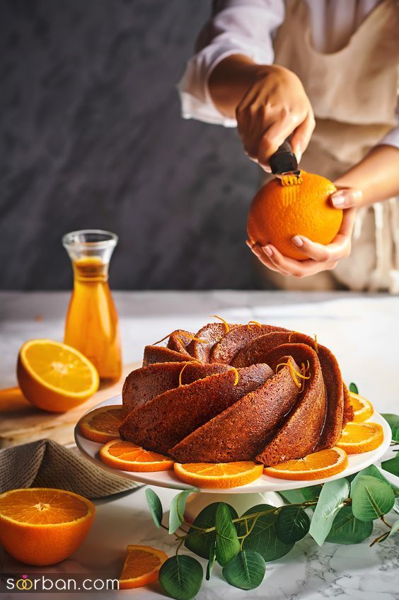 35 ایده تزیین کیک پرتقالی جدید فوق العاده شیک و جذاب برای یک عصرانه لاکچری