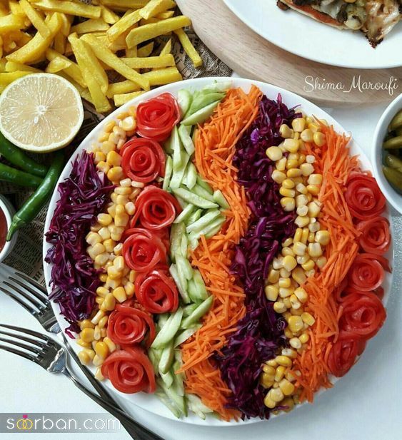 40 ایده تزیین سالاد فصل ساده جدید با میوه های خوش رنگ جذاب مخصوص کدبانوهای با سلیقه