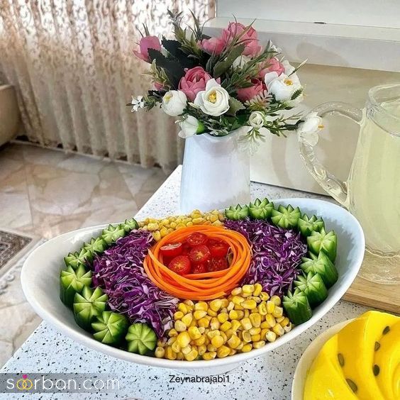 40 ایده تزیین سالاد فصل ساده جدید با میوه های خوش رنگ جذاب مخصوص کدبانوهای با سلیقه