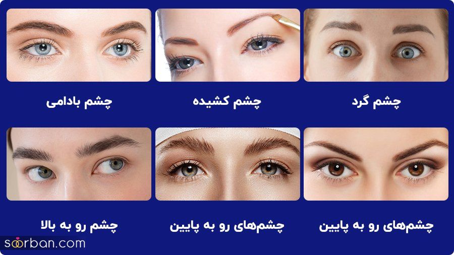 زیباترین فرم چشم کدام است؟ (8 معیار + عکس و مقایسه کشورها)