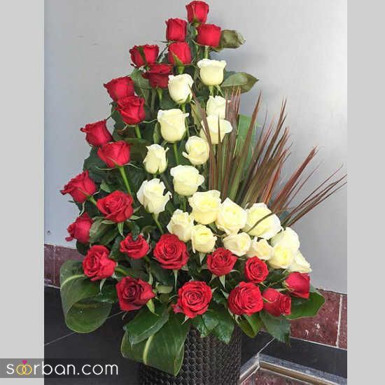 40 ایده تزیین گل رز جدید 2024 با مدل های خلاقانه ساده و لاکچری برای با سلیقه ها