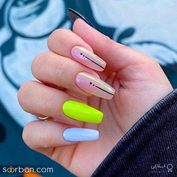 ناخن گلدونی با 45 ایده دخترانه خاص و لاکچری با طرح های شیک روی ناخن