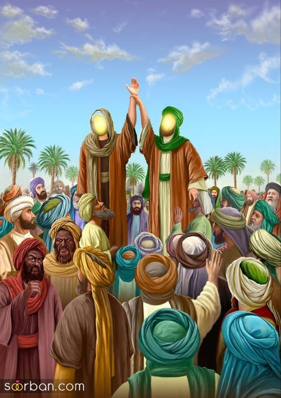 عکس استوری تبریک عید غدیر 1403 برای شیعیان و عاشقان مولا علی (ع) به روز شده