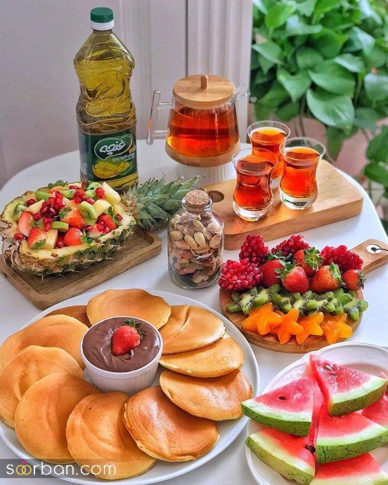 41 ایده تزیین پنکیک خانگی جدید برای عصرانه و مدرسه فوق العاده شیک و ساده