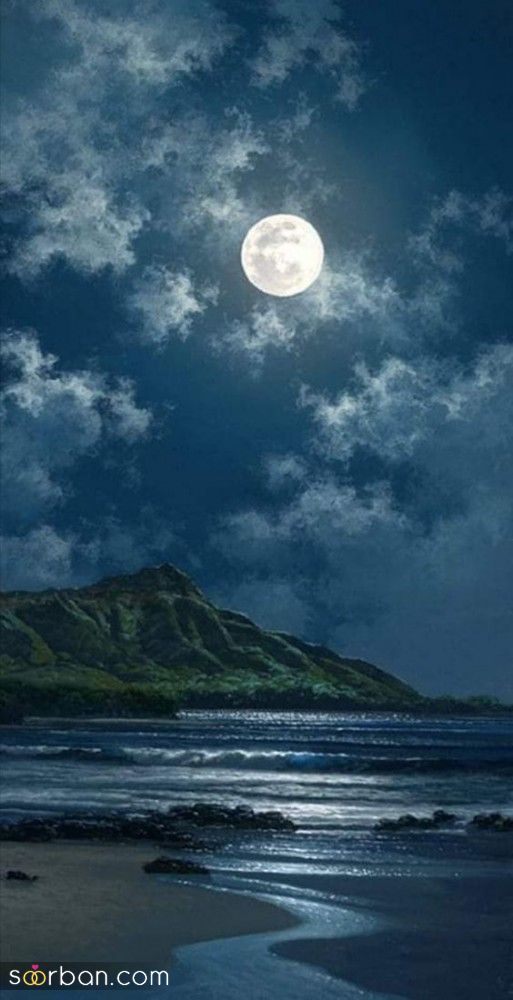 35 مدل عکس ماه در شب با کیفیت فول HD فوق العاده حیرت برانگیز