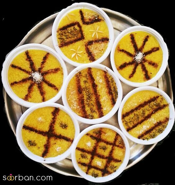 40 مدل تزیین شله زرد با دارچین با بهترین ایده ها و طرح های خاص ساده و شیک