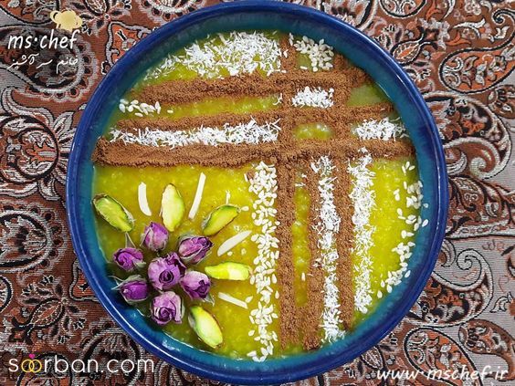 40 مدل تزیین شله زرد با دارچین با بهترین ایده ها و طرح های خاص ساده و شیک