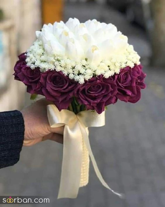 40 مدل دسته گل عروس رز جدید 2024 فوق العاده شیک و لاکچری مخصوص عروس های خاص پسند