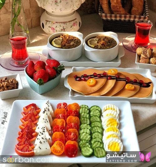 40 ایده تزیین صبحانه شیک و لاکچری بلاگرها با سفره آرایی حیرت بر انگیز