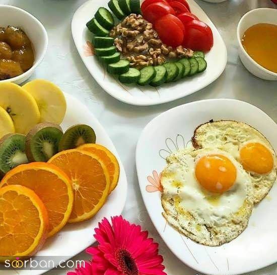 40 ایده تزیین صبحانه شیک و لاکچری بلاگرها با سفره آرایی حیرت بر انگیز