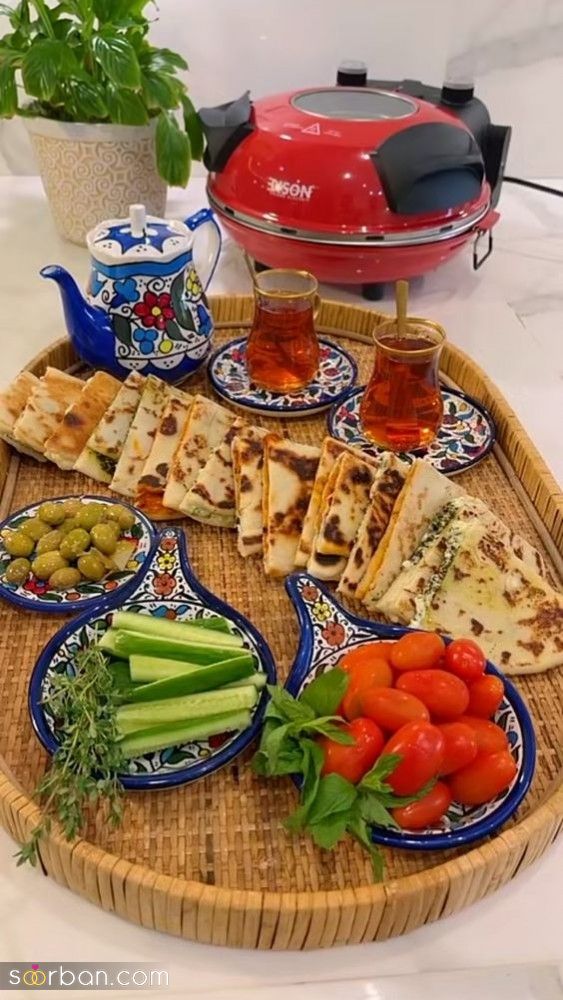 40 ایده تزیین صبحانه شیک و لاکچری بلاگرها با سفره آرایی حیرت بر انگیز