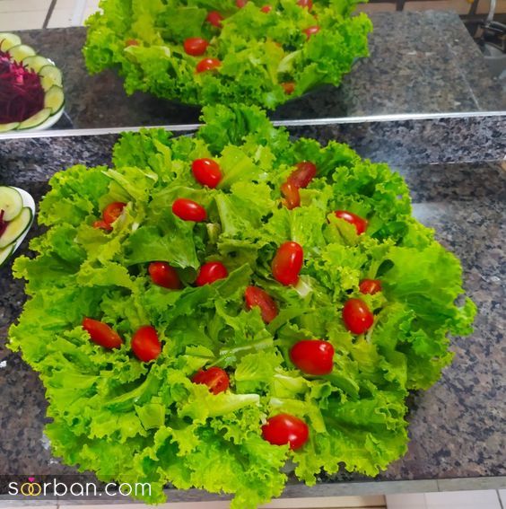 30 ایده تزیین سالاد کاهو ساده زیبا و خلاقانه به شکل های مختلف