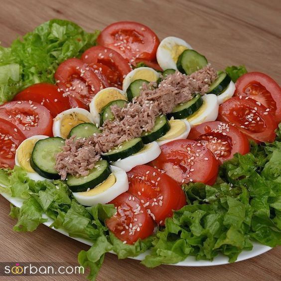 30 ایده تزیین سالاد کاهو ساده زیبا و خلاقانه به شکل های مختلف