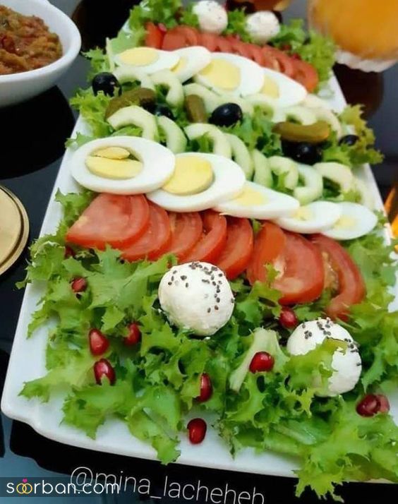 30 ایده تزیین سالاد کاهو ساده زیبا و خلاقانه به شکل های مختلف