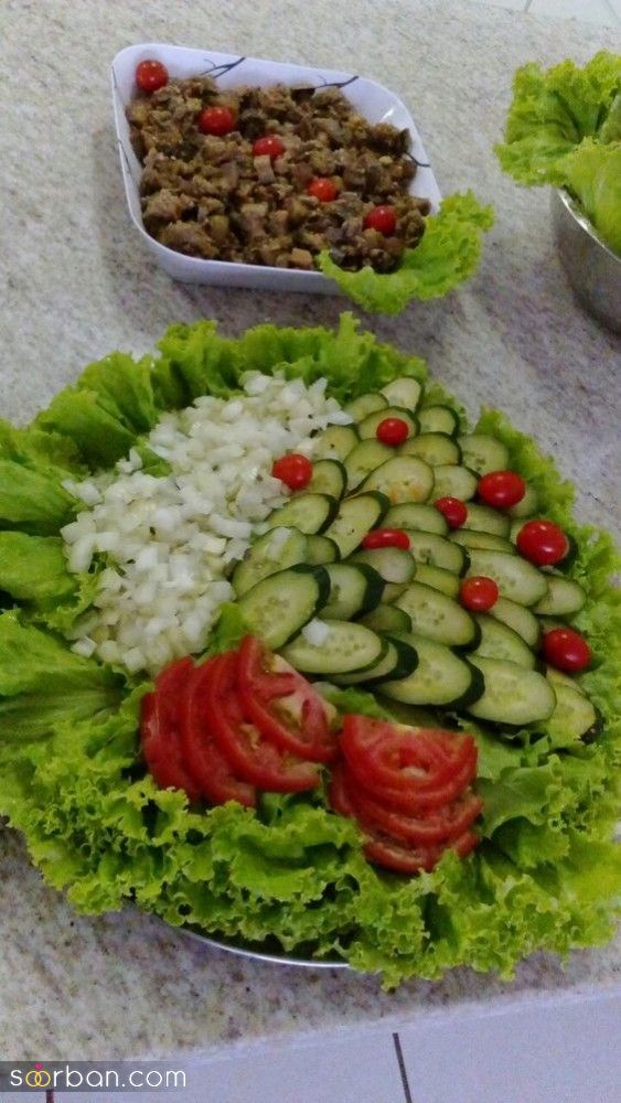 30 ایده تزیین سالاد کاهو ساده زیبا و خلاقانه به شکل های مختلف
