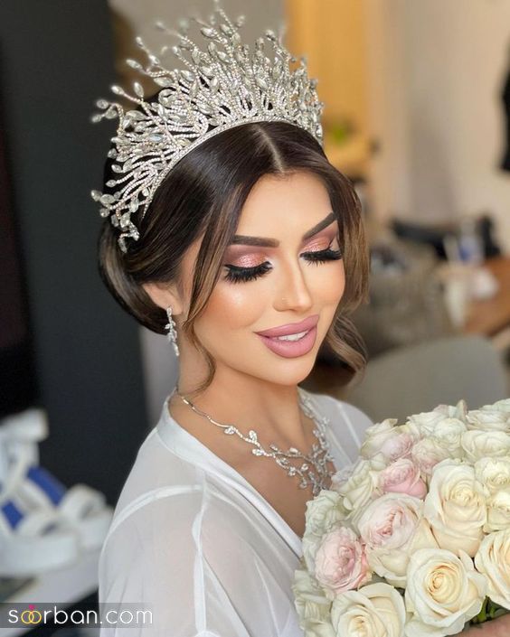 عکس شینیون مو جمع عروس 1403 اگه مدل موی بسته عروس می پسندی باید ببینی