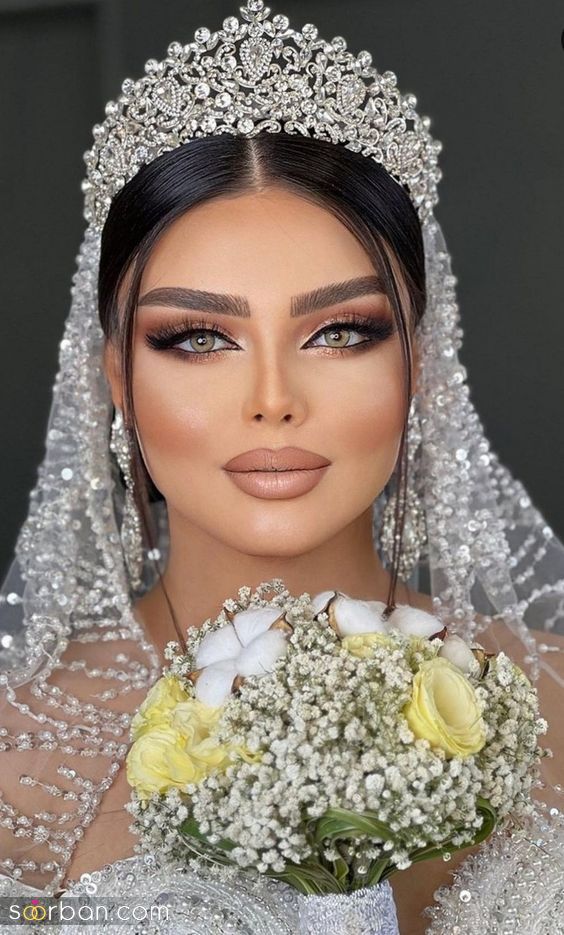 عکس شینیون مو جمع عروس 1403 اگه مدل موی بسته عروس می پسندی باید ببینی