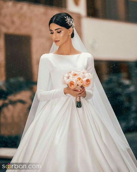 عکس شینیون مو جمع عروس 1403 اگه مدل موی بسته عروس می پسندی باید ببینی
